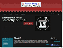 Tablet Screenshot of parkerdrugrx.com